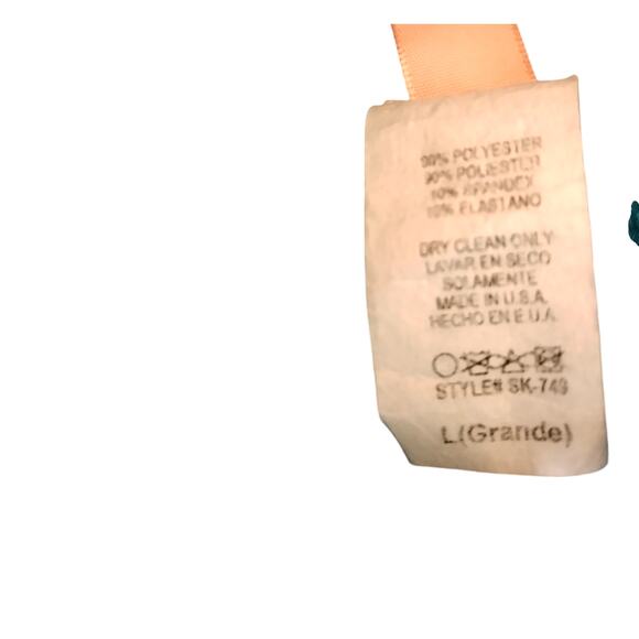 Kafe Womens High waist/rise Blue Silk Midi Skirt Size Large - Picture 8 of 10